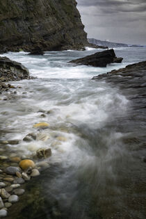 Flut bei Gijon von Detlef Hansmann