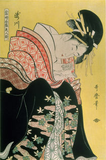 Takigawa from the Tea-House by Kitagawa Utamaro