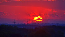 Sonnenaufgang im Ruhrgebiet von Edgar Schermaul