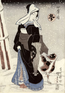 Winter von Utagawa Kunisada