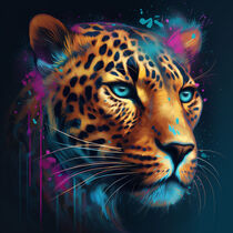 Leopard Digital Art by Patrick Schäfer