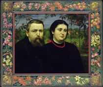 The Artist with his Wife Bonicella von Hans Thoma