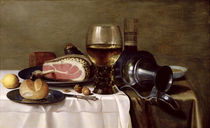 Still Life with Ham  von Pieter Claesz