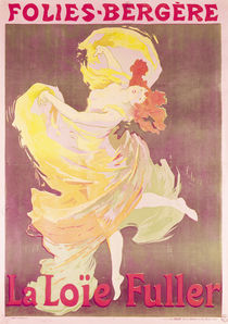 Poster advertising Loie Fuller  von Jules Cheret