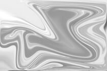 Abstrakte wellenartige Muster in Schwarz Weiß von other-view