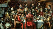 The Banquet of the Monarchs by Alonso Sanchez Coello
