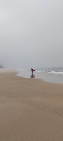 Lone Surfer by David Senouf