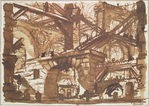 Drawing of an Imaginary Prison  by Giovanni Battista Piranesi