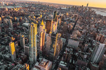 Manhattan bei Sonnenuntergang von Klaus Tetzner
