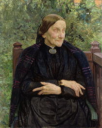 Lichtwark's Mother by Leopold Karl Walter von Kalckreuth
