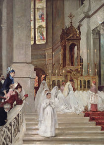 Communion at the Church of the Trinity by Henri Gervex