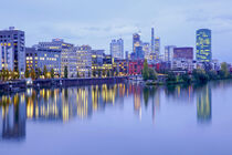 Frankfurt in blau von Patrick Lohmüller