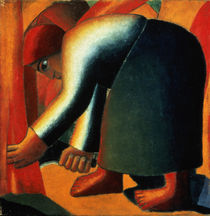 Woman Cutting von Kazimir Severinovich Malevich