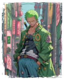 Roronoa Zoro from One Piece by Tiago Augusto