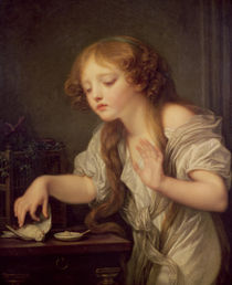 The Dead Bird  by Jean Baptiste Greuze