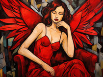 Engel in Rot | Red Angel von Frank Daske