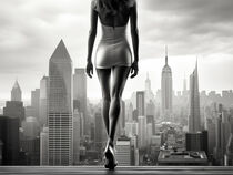 New York City Skyscrapers | Schwarz-Weiß Fotografie von Frank Daske
