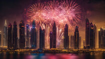 Fireworks over Dubai