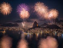 Fireworks over Rio de Janeiro - Copacabana in Flames