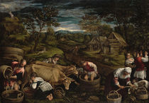 Harvest by Jacopo Bassano