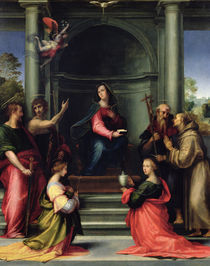 The Annunciation with Saints von Fra Bartolommeo