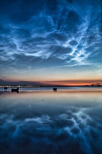 Nachtleuchtende Wolken über der Ostsee von Steffen Idzikowski