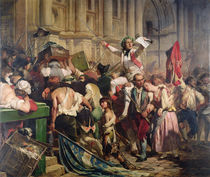 The Conquerors of the Bastille before the Hotel de Ville in 1789 von Hippolyte Delaroche
