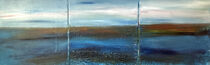 Moorlandschaft Triptychon  von Karin Busch