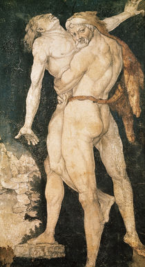 Hercules and Antaeus von Hans Baldung Grien