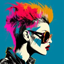 PUNK ROCK by Poptonicart by Claudia Sauter