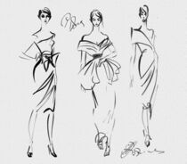 Fashion Sketch 10 von Natalia Rudsina