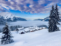 Winterlandschaft im Montafon by Dirk Rüter