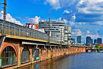 Blick auf die fantastische Spree in Berlin  von captainsilva