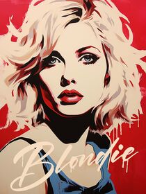 Blondie pop art von Goldenplanet Prints