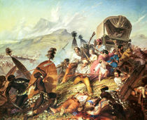 The Battle of Blauwkrantz by Thomas Baines