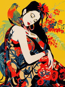 Zweiter Frühling | Second Spring | Asian Pop Art von Frank Daske