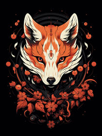 Japan Foxy von Goldenplanet Prints