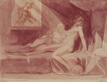 The Nightmare Leaving Two Sleeping Women von Henry Fuseli