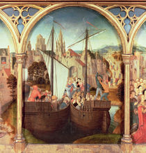 St. Ursula and her companions landing at Basel by Hans Memling