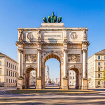 Siegestor in Schwabing in der Leopoldstraße - München von dieterich-fotografie