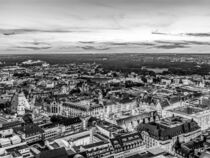 Zentrum von Leipzig bei Nacht - Monochrom von dieterich-fotografie