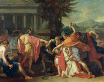 The Death of Tatius  von Anne Louis Girodet de Roucy-Trioson