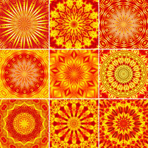 Mandala Collage von Violetta Honkisz