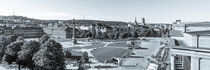 Panorama Schlossplatz in Stuttgart - monochrom von dieterich-fotografie