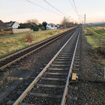 Bahnschienen  von fotovonyk