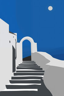 Abstraktes Santorin | Abstract Santorini | Greek