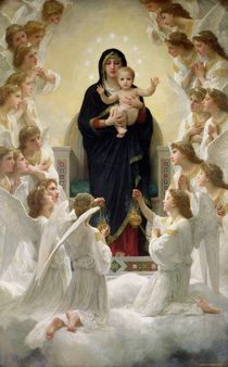 The Virgin with Angels von William-Adolphe Bouguereau