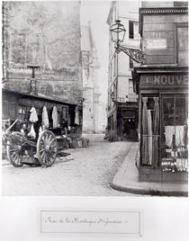 Rue de la Montagne Sainte-Genevieve von Charles Marville