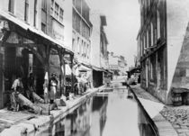 Course of the Bievre in Paris with Tanneries von Charles Marville