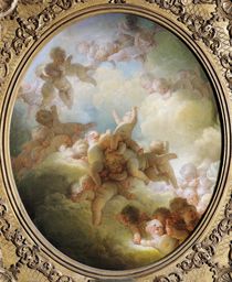 The Swarm of Cupids von Jean-Honore Fragonard